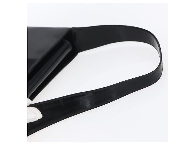 Borsa a Spalla GUCCI Soho Smalto Nero Auth 147072 - vista 7