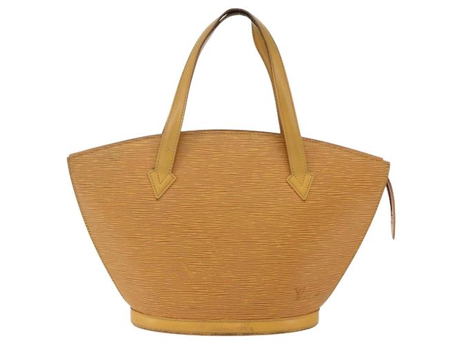 LOUIS VUITTON Borsa a Mano Epi Saint Jacques Gialla M52279 LV Auth 150504 Giallo - vista 13