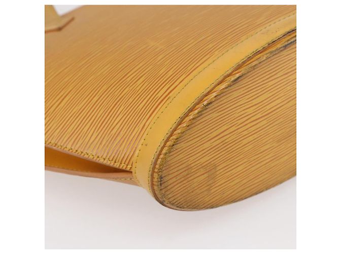 LOUIS VUITTON Borsa a Mano Epi Saint Jacques Gialla M52279 LV Auth 150504 Giallo - vista 16