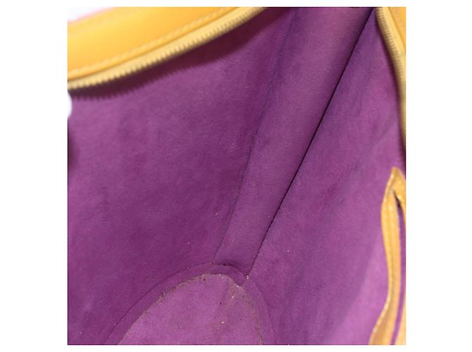LOUIS VUITTON Borsa a Mano Epi Saint Jacques Gialla M52279 LV Auth 150504 Giallo - vista 19
