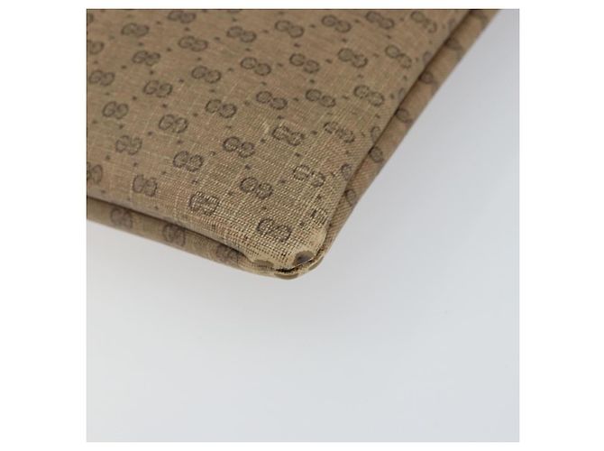 Borsa tote in PVC beige della linea Sherry di GUCCI Micro GG Supreme Auth yk19729 - vista 10