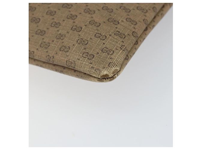 Borsa tote in PVC beige della linea Sherry di GUCCI Micro GG Supreme Auth yk19729 - vista 12