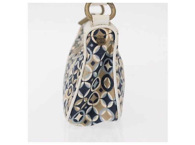 Céline CELINE Accessory Pouch Canvas Navy Auth 154613 Navy blue - view 3