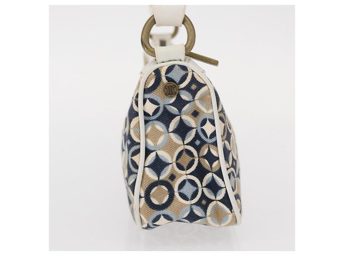 Céline CELINE Accessory Pouch Canvas Navy Auth 154613 Navy blue - view 4