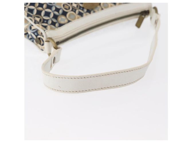 Céline CELINE Accessory Pouch Canvas Navy Auth 154613 Navy blue - view 7