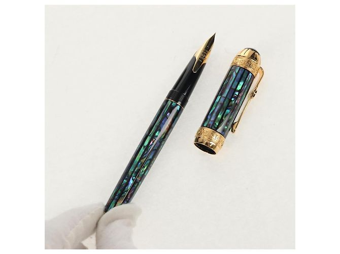 Autre Marque Pluma PILOT NAMIKI IUBILAEUM A.D2000 metal Verde Esmeralda Auth am9682A - vista 12