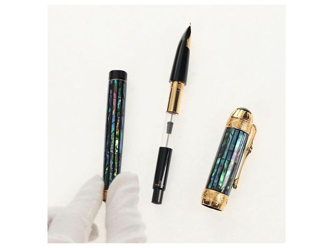 Autre Marque Pluma PILOT NAMIKI IUBILAEUM A.D2000 metal Verde Esmeralda Auth am9682A - vista 15