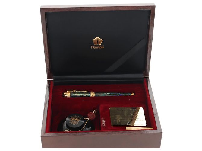 Autre Marque Pluma PILOT NAMIKI IUBILAEUM A.D2000 metal Verde Esmeralda Auth am9682A - vista 24