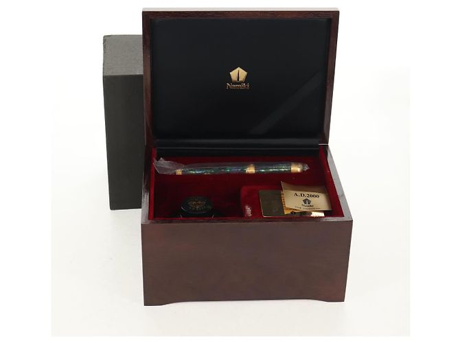 Autre Marque Pluma PILOT NAMIKI IUBILAEUM A.D2000 metal Verde Esmeralda Auth am9682A - vista 27