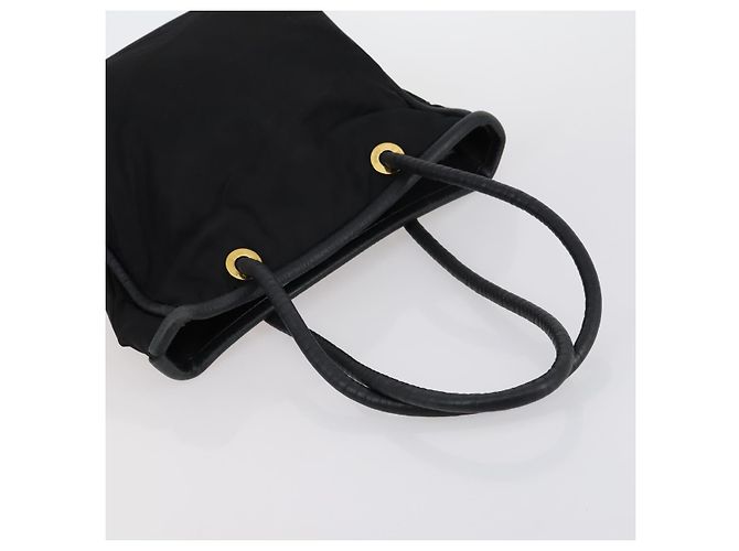 Borsa a mano Celine in nylon e pelle Salvatore Ferragamo 2 pezzi nera Auth 150480 Nero - vista 14