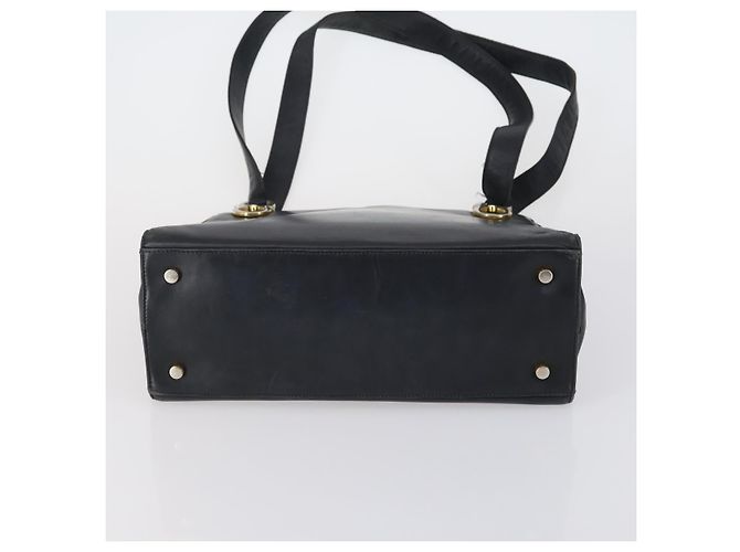Borsa a mano Celine in nylon e pelle Salvatore Ferragamo 2 pezzi nera Auth 150480 Nero - vista 7