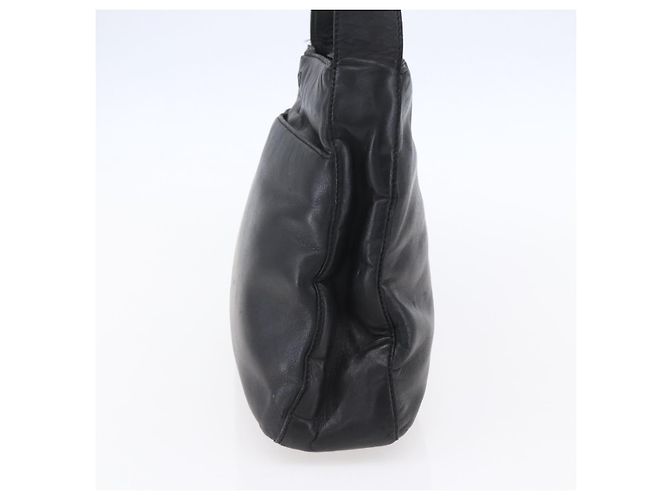 LOEWE Borsa a Spalla Anagramma Pelle Nera Oro Auth 153121 Nero D'oro - vista 4