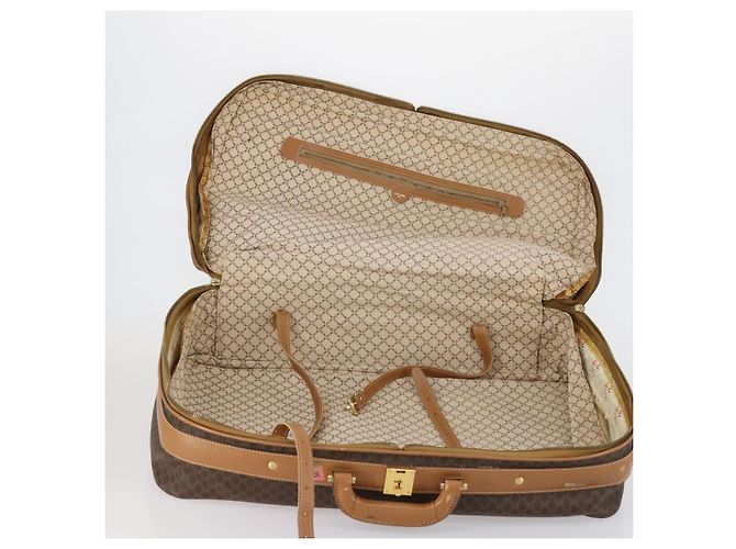 Céline Borsa Boston in tela Macadam CELINE PVC marrone oro Auth bs31028 D'oro - vista 10