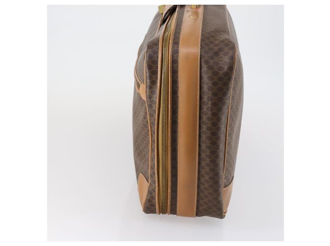 Céline Borsa Boston in tela Macadam CELINE PVC marrone oro Auth bs31028 D'oro - vista 3