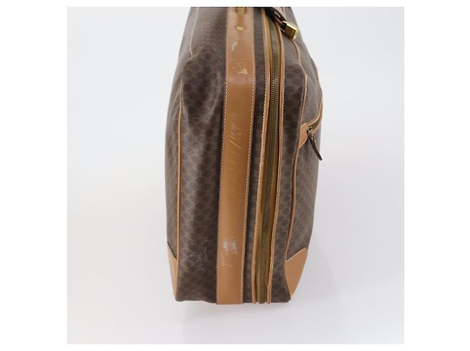 Céline Borsa Boston in tela Macadam CELINE PVC marrone oro Auth bs31028 D'oro - vista 4