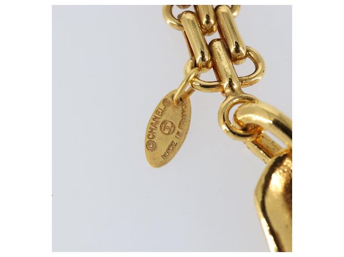 Chaveiro CHANEL metal dourado CC Auth 155091V - vista 10