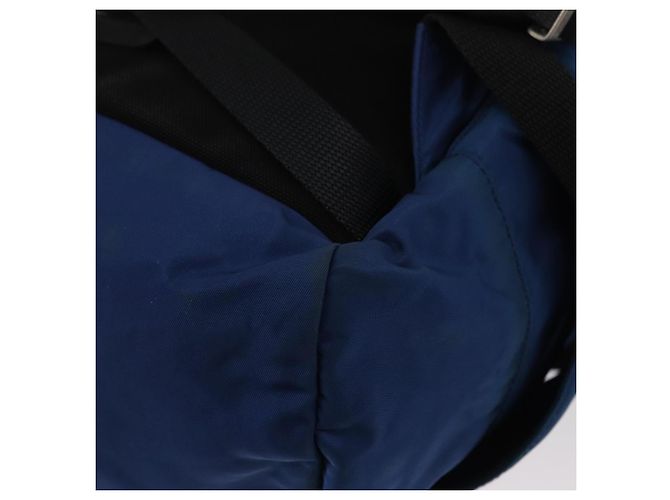 PRADA Backpack Nylon Blue Silver Auth bs31181 Silvery - view 19
