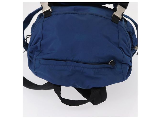 PRADA Backpack Nylon Blue Silver Auth bs31181 Silvery - view 7