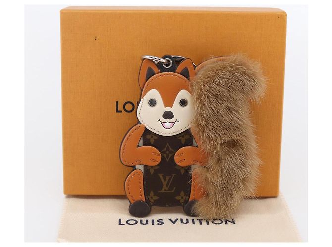 LOUIS VUITTON Monogram Schlüsselanhänger Eichhörnchen M00345 LV Auth 154032SAM Monogramm - Ansicht 11
