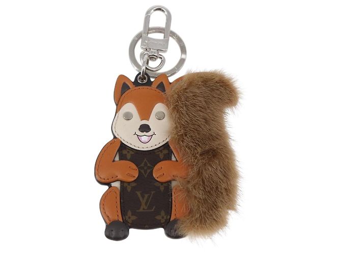 LOUIS VUITTON Monogram Schlüsselanhänger Eichhörnchen M00345 LV Auth 154032SAM Monogramm - Ansicht 2