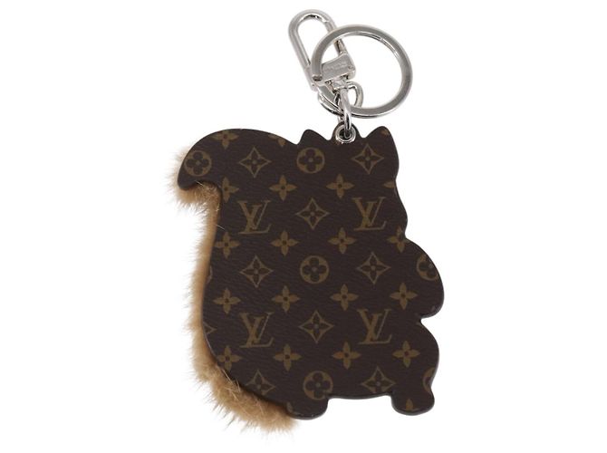 LOUIS VUITTON Monogram Schlüsselanhänger Eichhörnchen M00345 LV Auth 154032SAM Monogramm - Ansicht 3