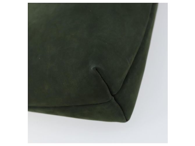 Borsa a Spalla Vala in Camoscio Khaki Oro Salvatore Ferragamo Auth gh1252 D'oro Cachi - vista 16