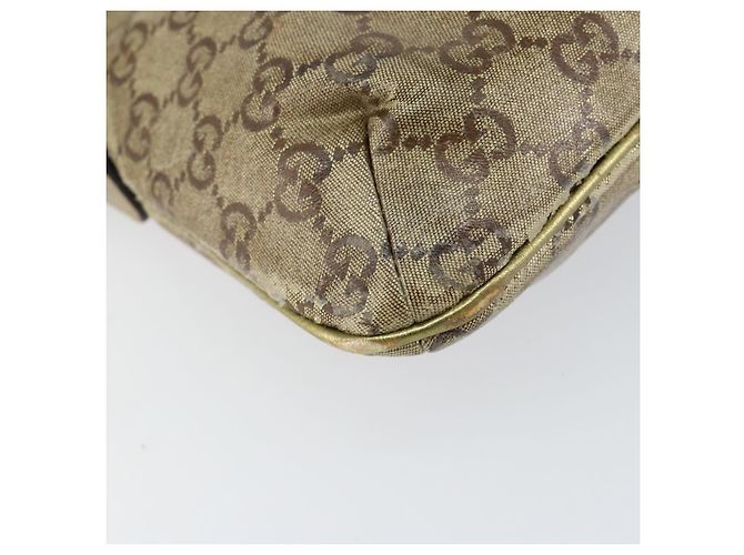 Borsa a Spalla GG Crystal Gucci Beige Oro 189749 Auth yk19824 D'oro - vista 11