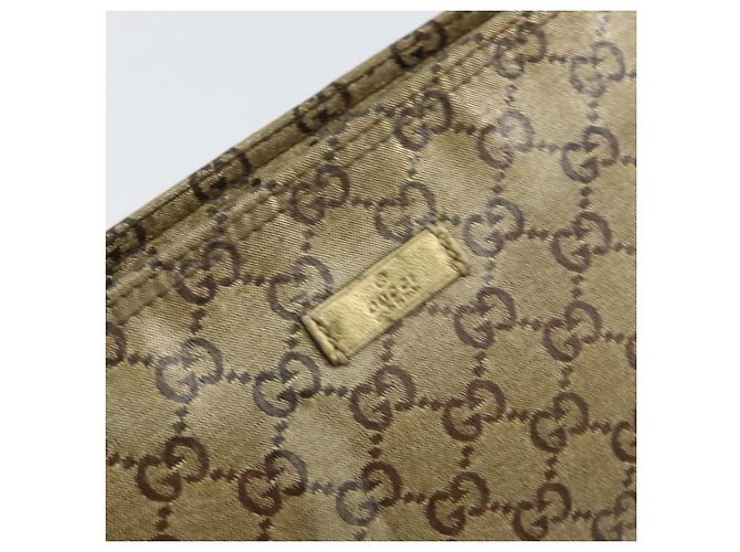 Borsa a Spalla GG Crystal Gucci Beige Oro 189749 Auth yk19824 D'oro - vista 14