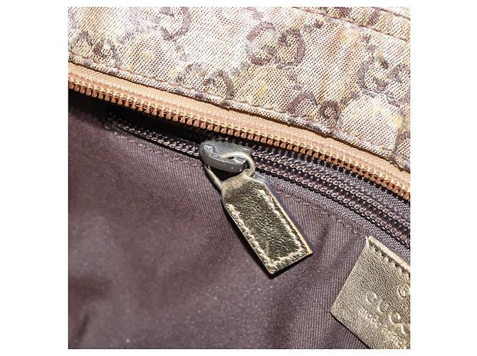 Borsa a Spalla GG Crystal Gucci Beige Oro 189749 Auth yk19824 D'oro - vista 20