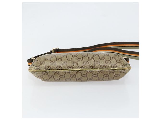 Borsa a Spalla GG Crystal Gucci Beige Oro 189749 Auth yk19824 D'oro - vista 9