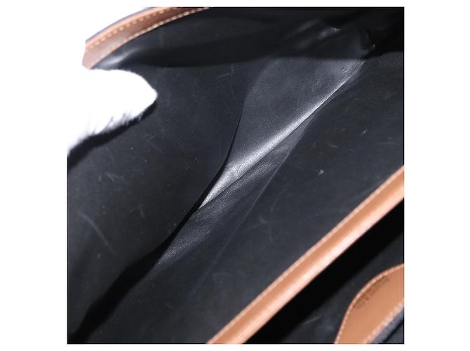 Autre Marque Bolsa de mão em lona e couro preto e dourado Auth bs31218 da TIFFANY&Co. - vista 20