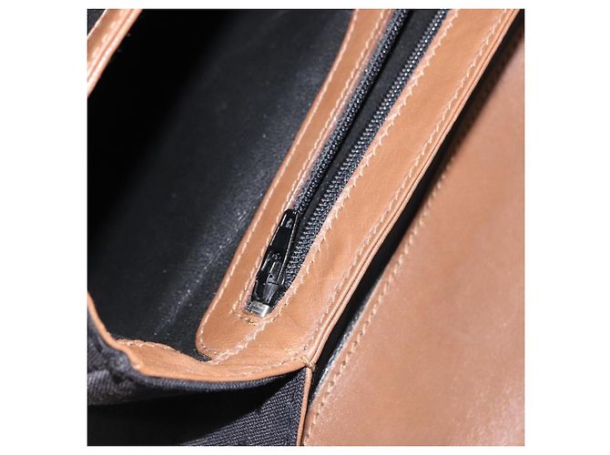 Autre Marque Bolsa de mão em lona e couro preto e dourado Auth bs31218 da TIFFANY&Co. - vista 21