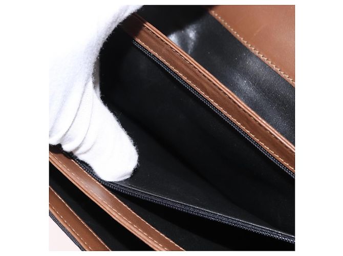 Autre Marque Bolsa de mão em lona e couro preto e dourado Auth bs31218 da TIFFANY&Co. - vista 22