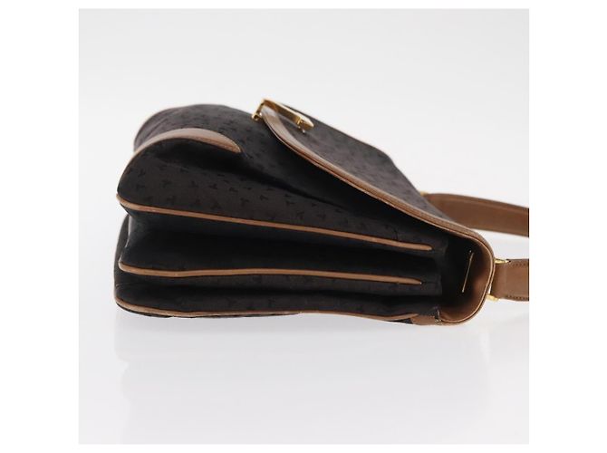 Autre Marque Bolsa de mão em lona e couro preto e dourado Auth bs31218 da TIFFANY&Co. - vista 4