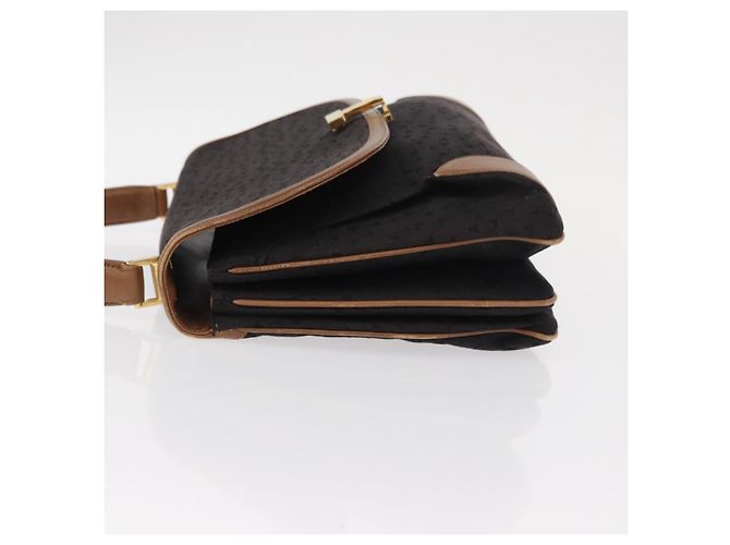 Autre Marque Bolsa de mão em lona e couro preto e dourado Auth bs31218 da TIFFANY&Co. - vista 5