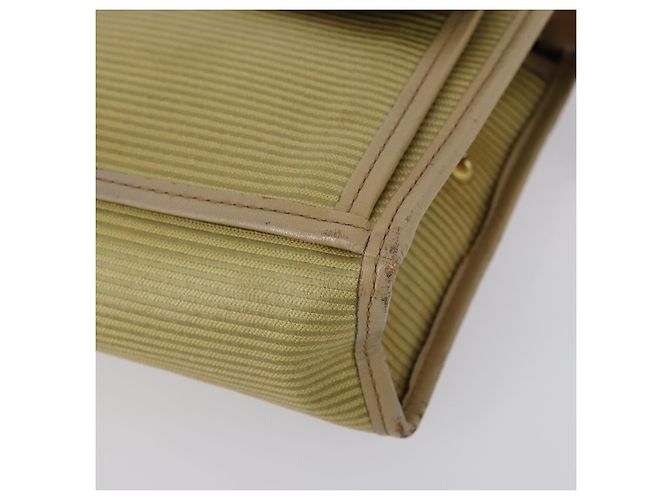SAINT LAURENT Borsa Clutch in Pelle 2 Set Beige Nero Auth bs30862 - vista 14