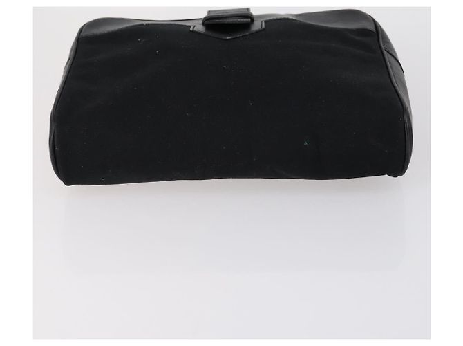 SAINT LAURENT Borsa Clutch in Pelle 2 Set Beige Nero Auth bs30862 - vista 6