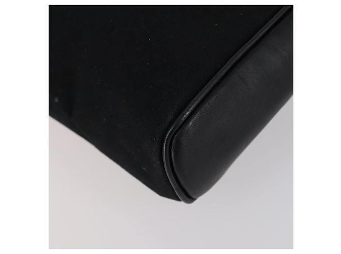 SAINT LAURENT Borsa Clutch in Pelle 2 Set Beige Nero Auth bs30862 - vista 7