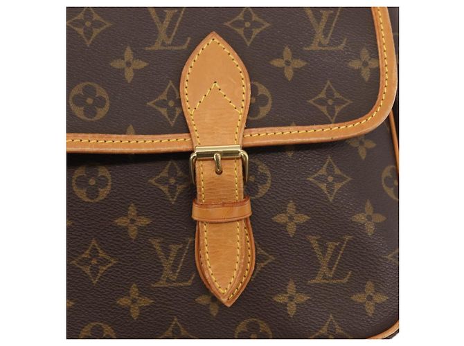 LOUIS VUITTON Bolsa de Hombro Monogram Gibeciere GM M42246 LV Auth gh1280 Monograma - vista 18
