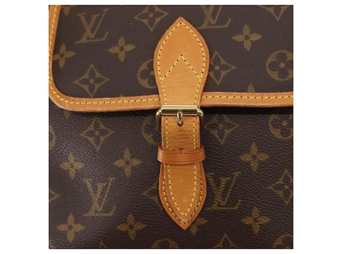 LOUIS VUITTON Bolsa de Hombro Monogram Gibeciere GM M42246 LV Auth gh1280 Monograma - vista 19