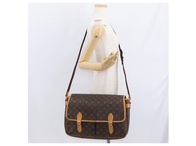 LOUIS VUITTON Bolsa de Hombro Monogram Gibeciere GM M42246 LV Auth gh1280 Monograma - vista 27