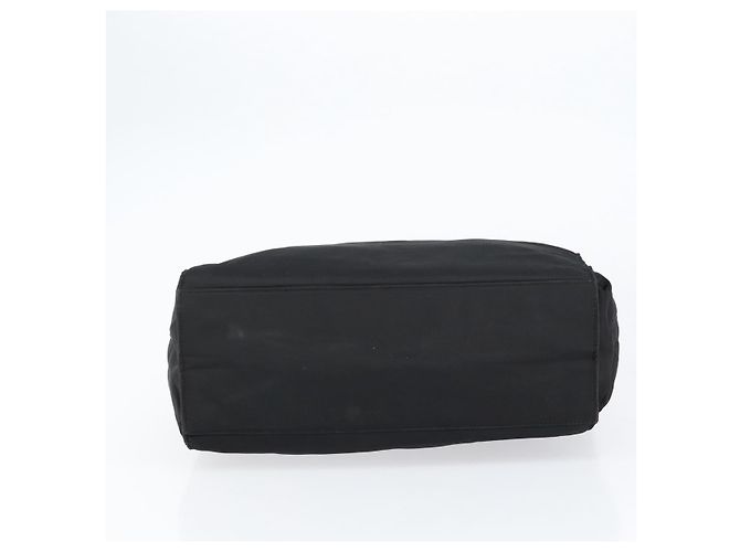 PRADA Borsa a mano con catena in nylon nero argento Auth ka207 - vista 9