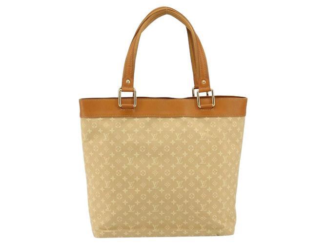LOUIS VUITTON Borsa Tote Mini Lucille GM Monogram Beige M92683 LV Auth ka218 - vista 2