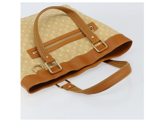 LOUIS VUITTON Borsa Tote Mini Lucille GM Monogram Beige M92683 LV Auth ka218 - vista 6