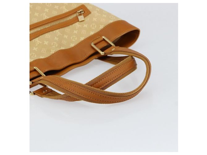 LOUIS VUITTON Borsa Tote Mini Lucille GM Monogram Beige M92683 LV Auth ka218 - vista 7