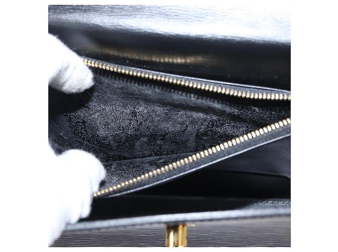 LOUIS VUITTON Epi Malesherbes Hand Bag Black M52372 LV Auth yk19612 - view 11