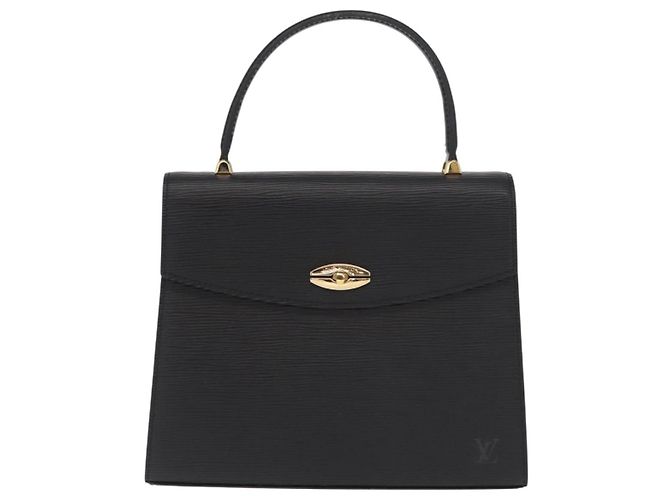 LOUIS VUITTON Epi Malesherbes Hand Bag Black M52372 LV Auth yk19612 - view 13