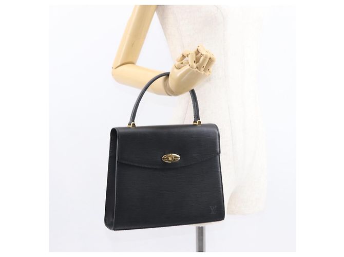 LOUIS VUITTON Epi Malesherbes Hand Bag Black M52372 LV Auth yk19612 - view 23