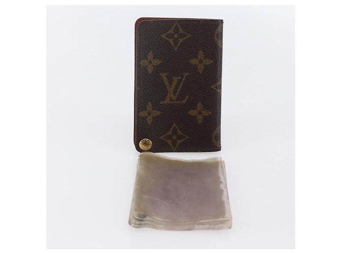 LOUIS VUITTON Monogram Porto Cartes Crdit Pression Estuche de Tarjetas M60937 Auth th6543 Monograma - vista 12