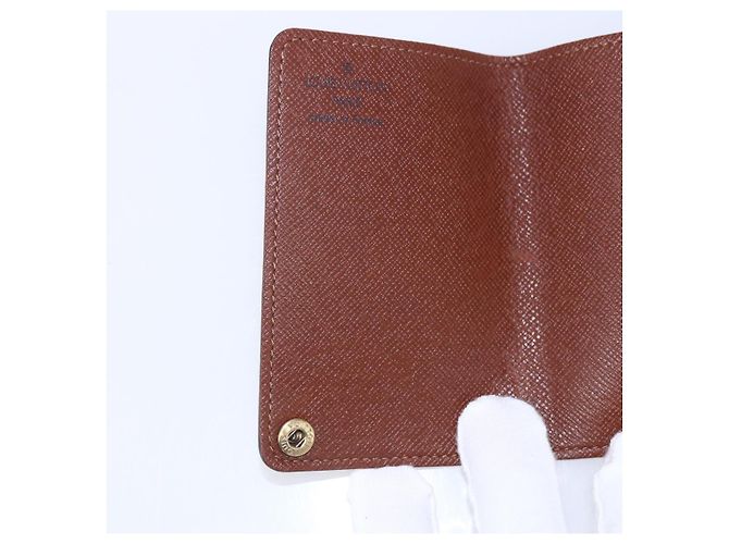 LOUIS VUITTON Monogram Porto Cartes Crdit Pression Estuche de Tarjetas M60937 Auth th6543 Monograma - vista 17